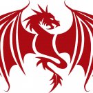 Dragon Wings Mythical Creature Car Truck Window Laptop Vinyl Decal Sticker