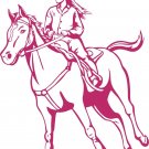 Cowgirl Horse Rodeo Girl Farm Car Truck Window Wall Laptop Vinyl Decal Sticker