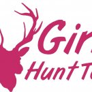 Girl Hunting Deer Hunter Car Truck Window Laptop Vinyl Decal Sticker