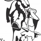 Cowboy Bull Riding Rodeo Horse Car Truck Window Wall Laptop Vinyl Decal Sticker