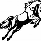 Horse Jumping Western Equestrian Rodeo Stud Horse Car Truck Window Vinyl Decal