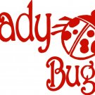 Lady Girl Bug Animal Ladybug Car Truck Window Laptop Vinyl Decal Sticker