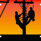 Lineman Linemen Journeyman Electrician Power Pole License Plate Car Truck Tag