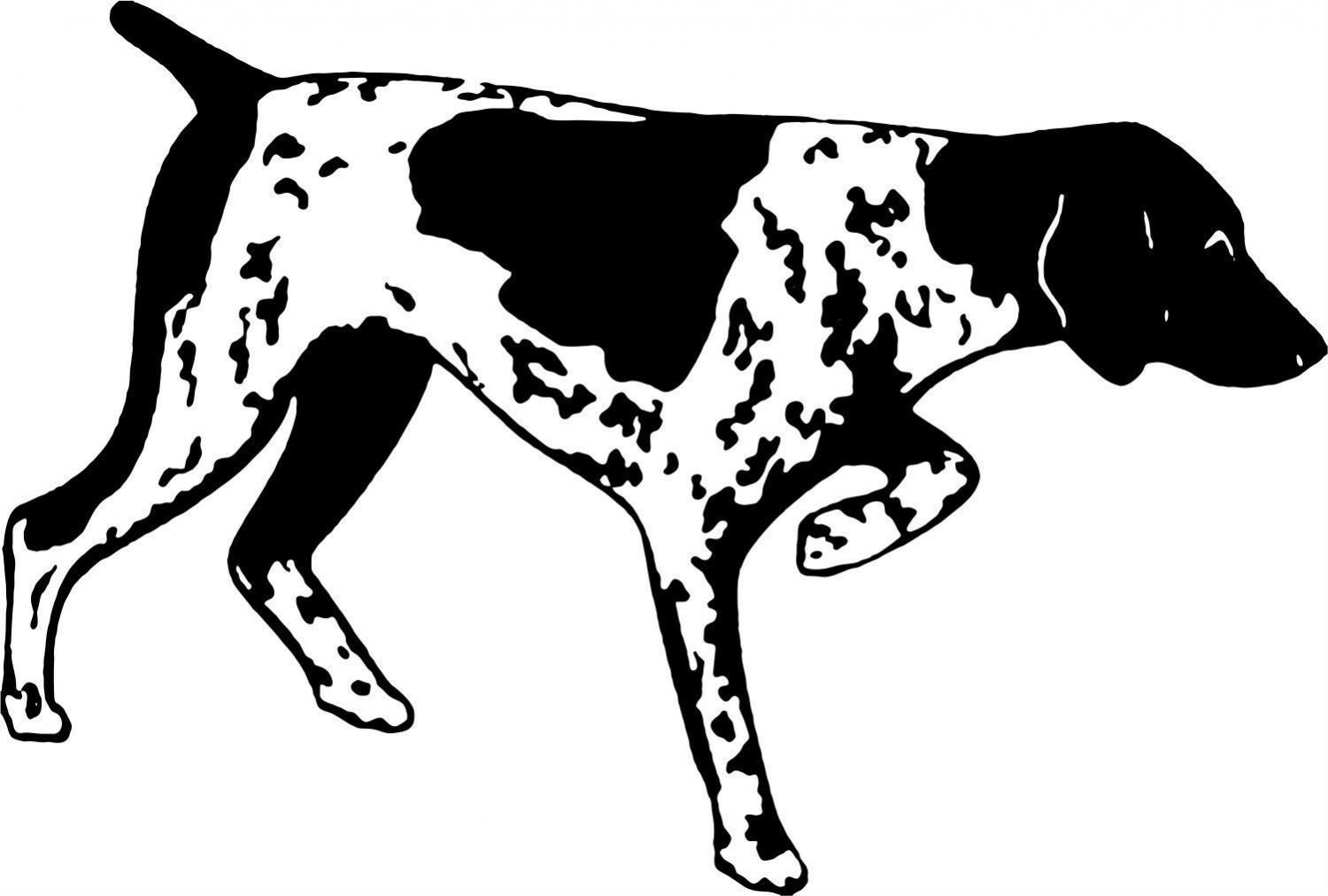 Bird Rabbit Dog Pointer Hunting Gun Car Truck Window Laptop Vinyl Decal Sticker