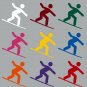 Snowboard Snowboarding Skateboard Winter Olympic Window Vinyl Decal Sticker