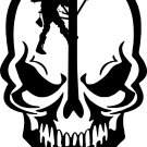 Skull Lineman Electrician Journeyman Car Truck Window Laptop Vinyl Decal Sticker