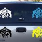 Warning Gun Protection 2nd Amendment 911 Truck Car Window Vinyl Decal Sticker