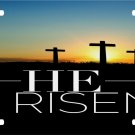 Jesus Christ Christian Cross GOD Savior Risen License Plate Car Truck Tag