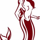 Mermaid Tribal Fantasy Ocean Girl Fish Car Truck Window Vinyl Decal Sticker