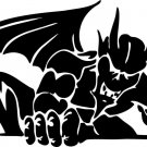 Gargoyle Creature Monster Car Truck Window Laptop Vinyl Decal Sticker