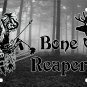 Bone Grim Reaper Bow Arrow Hunting Deer Hunter License Plate Car Truck Tag