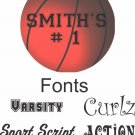 Basketball Ball Game Sports Magnet Custom NBA Team Name Number Car Truck Vinyl