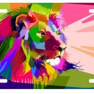 Lion King Animal Hunting Hunter Rainbow Art Custom License Plate Car Truck Tag