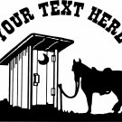 Cowboy Custom Business Name Horse Rodeo Western Truck Window Vinyl Decal Sticker