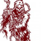 Grim Reaper Skull Scythe Skeleton Death Car Truck Window Vinyl Decal Sticker