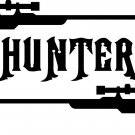 Gun Hunter Hunting Deer Buck Rifle Car Truck Window Vinyl Decal Sticker