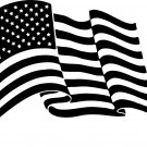 U.S. American Flag United States Car Truck Window Vinyl Decal Sticker