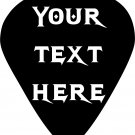 Guitar Pick Custom Name Rock Music Car Truck Window Laptop Vinyl Decal Sticker