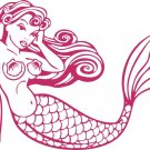 Mermaid Girl Fish Tail Fantasy Fairy Car Truck Window Laptop Vinyl Decal Sticker