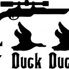 Duck Goose Pheasant Hunting Gun Hunter Car Truck Window  Vinyl Decal Sticker
