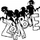 Zombie Monster Walking Dead Skeleton Car Truck Window Vinyl Decal Sticker