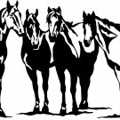 Western Cowboy Equestrian Rodeo Horses Car Truck Window Vinyl Decal Sticker
