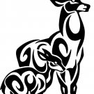 Deer Tribal Buck Fawn Hunting Hunter Car Truck Window Vinyl Decal Sticker