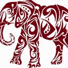 Elephant African Zoo Animal Tribal Truck Window Vinyl Decal Sticker