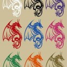 Dragon Fantasy Mystical Creature Wings Car Truck Window Vinyl Decal Sticker