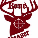 Deer Gun Bow Buck Hunter Bone Hunting Car Truck Window Vinyl Decal Sticker