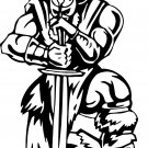 Viking Warrior Norsemen Battle Sword Car Truck Window Vinyl Decal Sticker