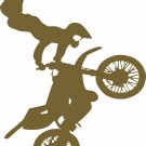 Motorcycle Stunt Dirt Bike Racing Motocross Car Truck Window Vinyl Decal Sticker