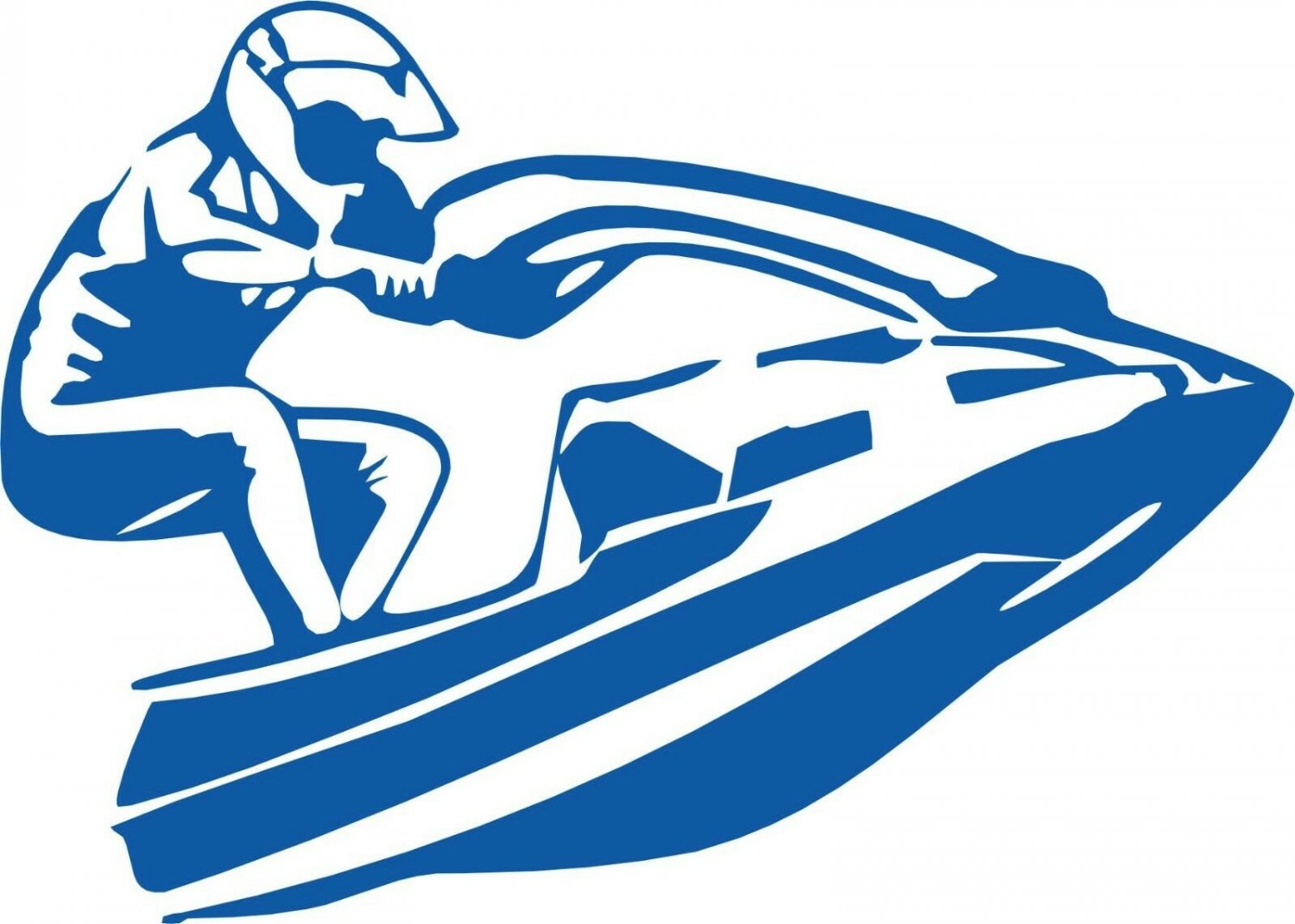 Jet Ski Sea Doo Wave Runner Water Boat Car Window Laptop Vinyl Decal Sticker