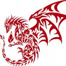 Dragon Tribal Mythical Creature Car Truck Window Laptop Vinyl Decal Sticker