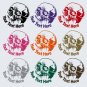 Custom Skull Name Text Lineman Gothic Sign Car Truck Window Vinyl Decal Sticker