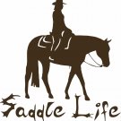 Cowgirl Horse Rodeo Western Saddle Farm Truck Car Window Vinyl Decal Sticker