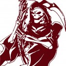 Grim Reaper Skull Robed Skeleton Scythe Car Truck Window Vinyl Decal Sticker
