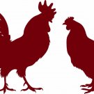 Chicken Rooster Hen Boy Girl Farm Car Truck Window Laptop Vinyl Decal Sticker
