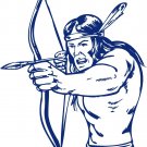 Native American Indian Warrior Bow Hunter Truck Window Vinyl Decal Sticker