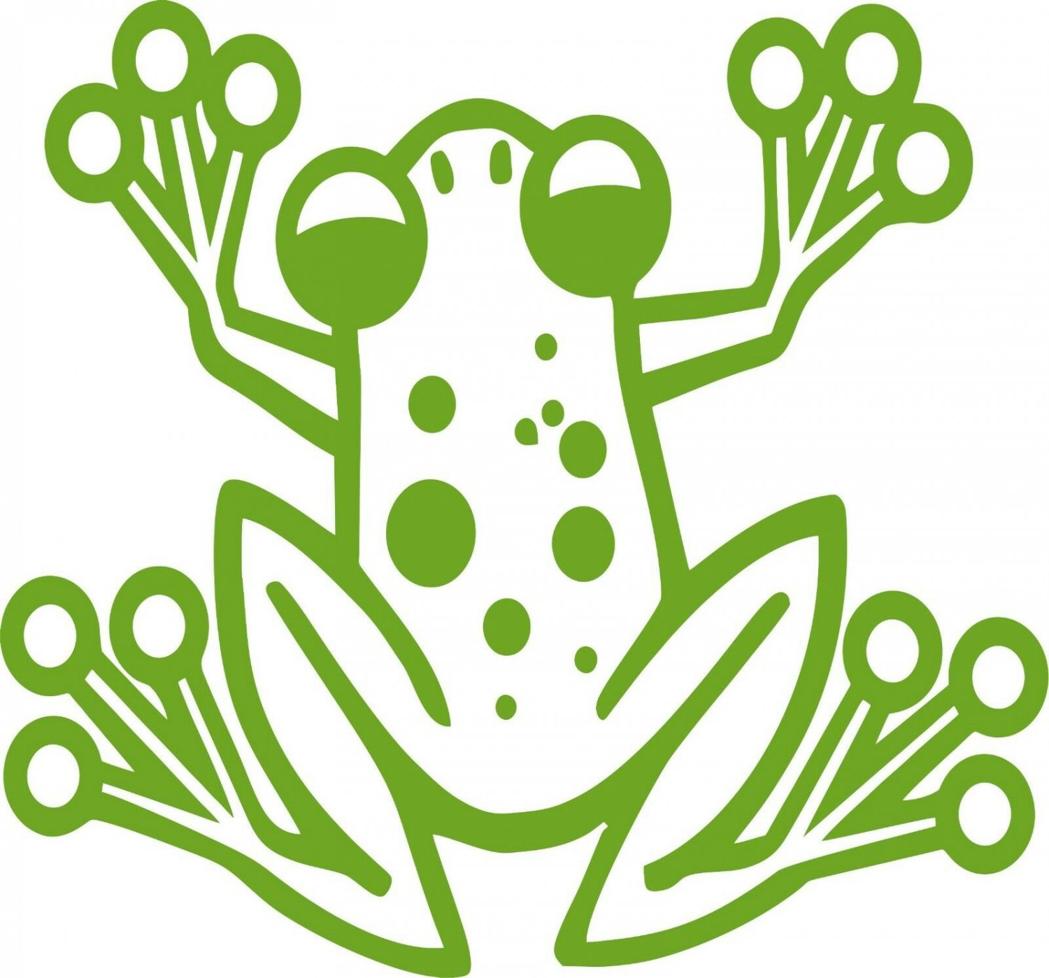 Cartoon Tree Frog Animal Pet Car Truck Window Vinyl Decal Sticker
