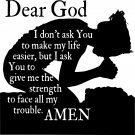 Girl Praying GOD Christian Christ Car Truck Window Laptop Vinyl Decal Sticker