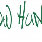 Bow Arrow Hunter Deer Hunting Buck Doe Car Truck Window Vinyl Decal Sticker