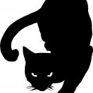 Black Cat Animal Kitty Kitten Car Truck Window Vinyl Decal Sticker