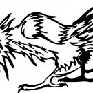 Fighting Chicken Rooster Spurs Car Truck Window Laptop Sign Vinyl Decal Sticker