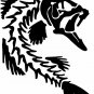 Bone Fish Fishing Monster Skeleton Car Boat Truck Window Vinyl Decal Sticker