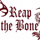 Reap The Bone Grim Reaper Deer Whitetail Hunter Truck Window Vinyl Decal Sticker