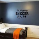 Soccer Ball Sports Teen Kids Boys Girls Room Wall Home Decor Mural Vinyl Decal