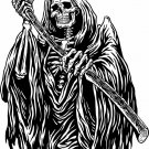 Grim Reaper Monster Zombie Death Scythe Truck Window Wall Vinyl Decal Sticker