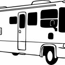Camping RV Camper Home Park A Class Travel Car Truck Window Vinyl Decal Sticker