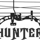 Bow Hunter Hunting Deer Whitetail Buck Car Truck Window Vinyl Decal Sticker